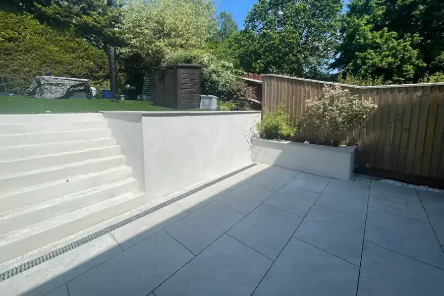 Artificial grass installation by LandStone Landscaping Bath Bristol