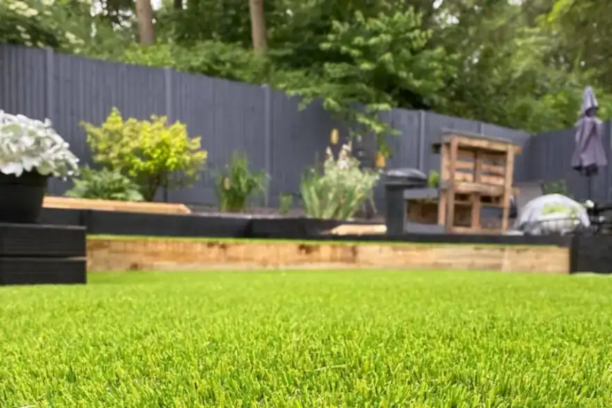 Artificial grass installation by Lawn and drive revive