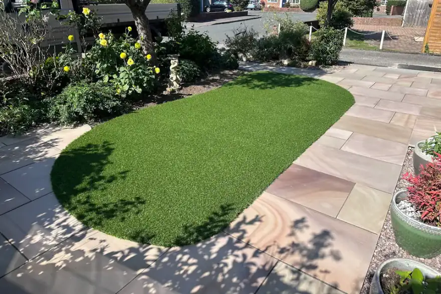Artificial grass installation by Lawn Logic