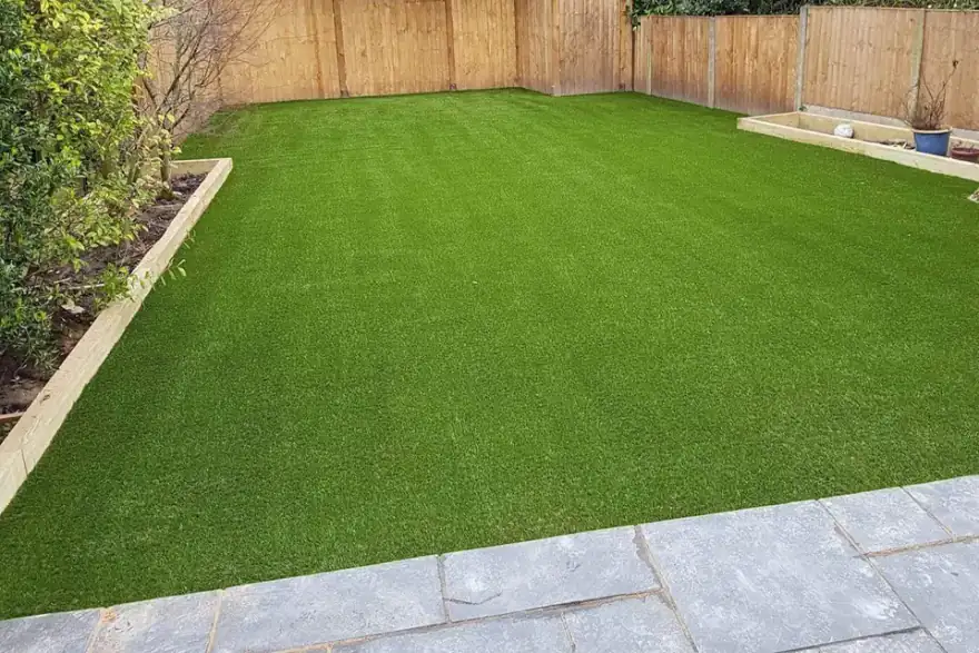 Artificial grass installation by Lawn World
