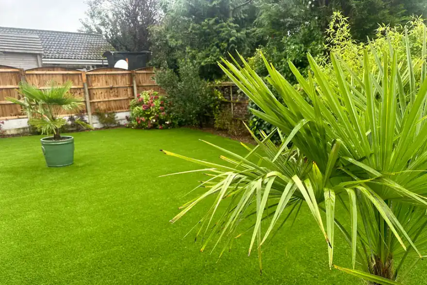 Artificial grass installation by Lawn World
