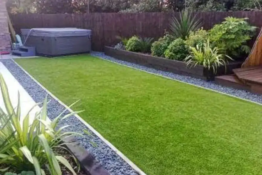 Artificial grass installation by Lawns for You