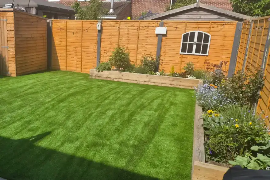 Artificial grass installation by Lawnz 4 Life