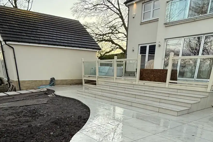 Artificial grass installation by LCL Landscaping & Groundcare
