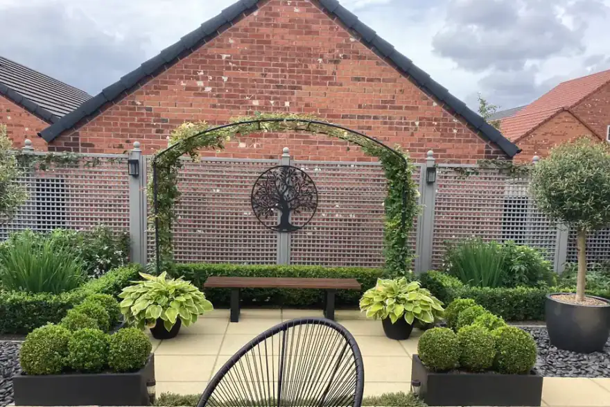 Artificial grass installation by Leaf Gardens