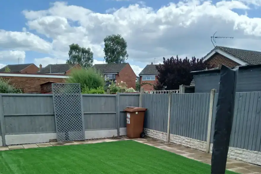 Artificial grass installation by Leicestershire Artificial Grass