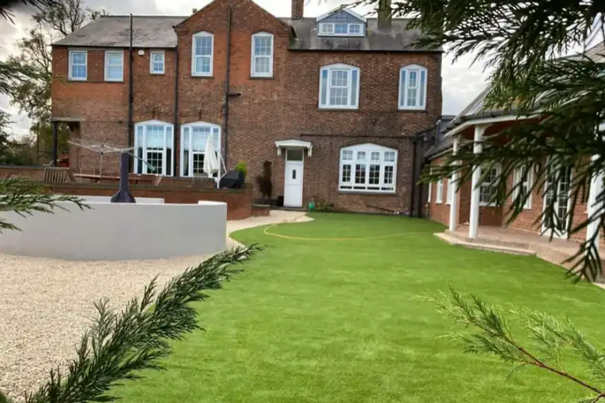 Artificial grass installation by Leicestershire Artificial Grass