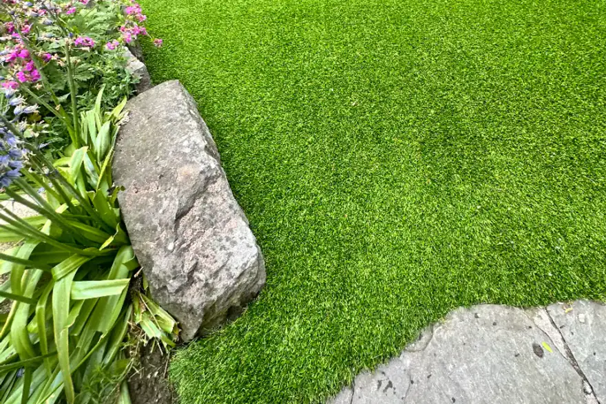 Artificial grass installation by LeisureTec Surfaces