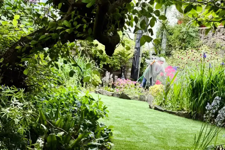 Artificial grass installation by LeisureTec Surfaces