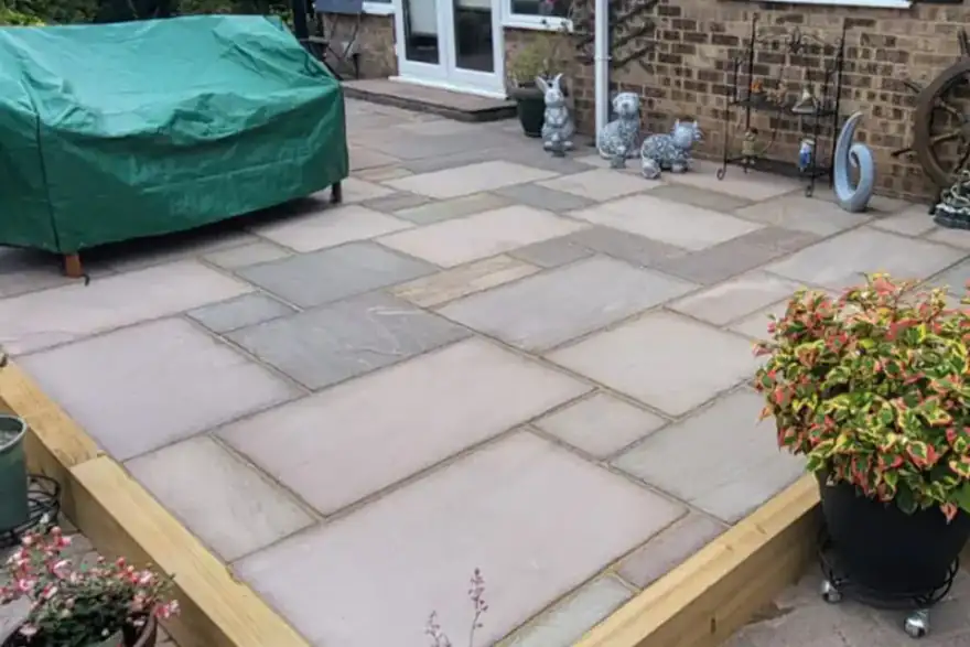Patio installation in Lincolnshire