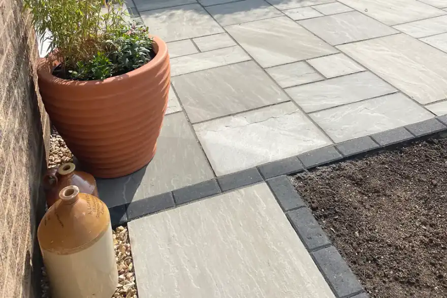 Artificial grass installation by Lincs Landscaping Ltd