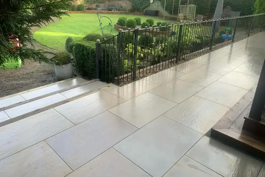 Artificial grass installation by Professional Liverpool Landscaping Services