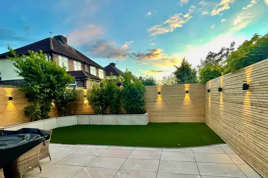 Artificial grass installation by Liverpools Leading Paving Company