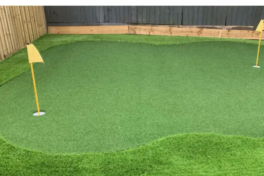 Artificial grass installation by Look Real Lawns