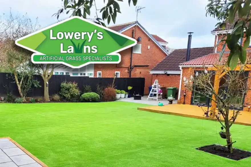Artificial grass installation by lowerys lawns