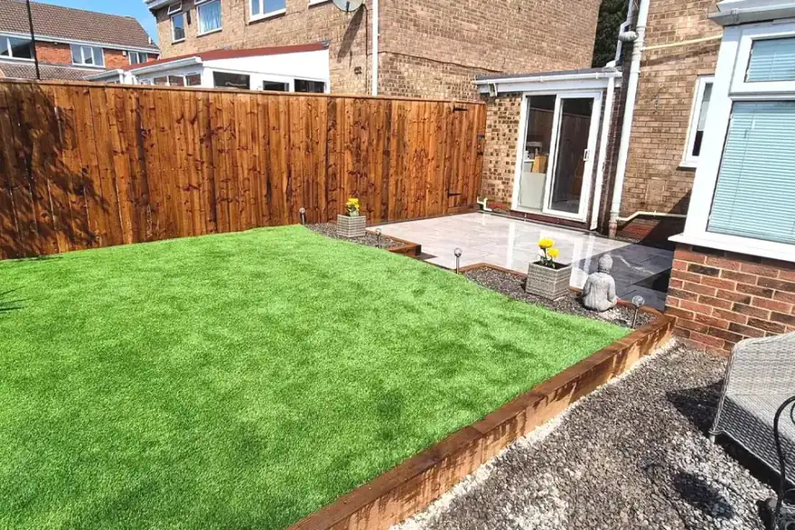 Artificial grass installation by lowerys lawns