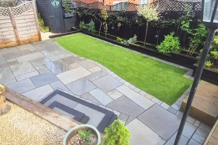 Artificial grass installation by lowerys lawns