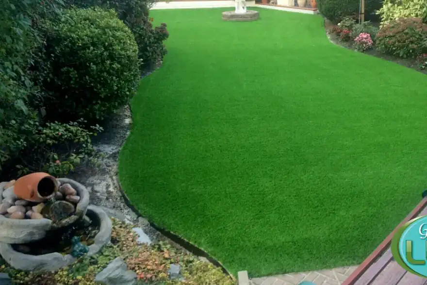Artificial grass installation by Lux Lawns Artificial Grass