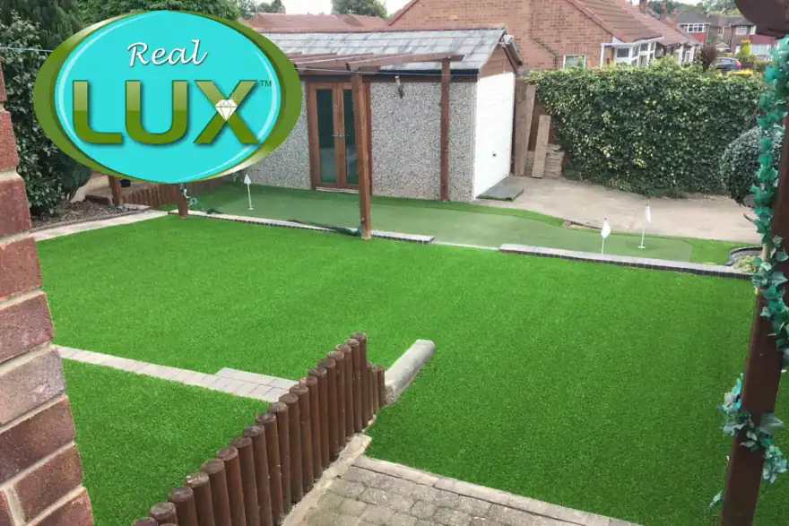 Artificial grass installation by Luxury Artificial Grass