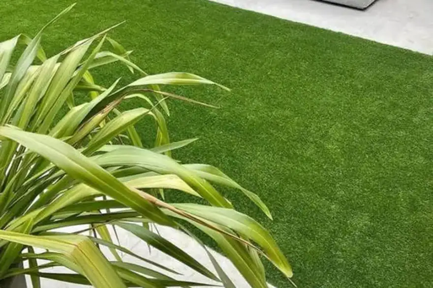 Artificial grass installation by Luxury Lawns Artificial Grass