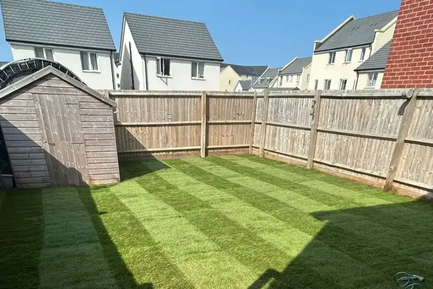 Artificial grass installation by M C Garden Solutions