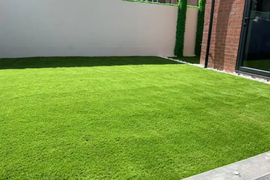 artificial turf at Manders Nottingham vibrant soft landscaping