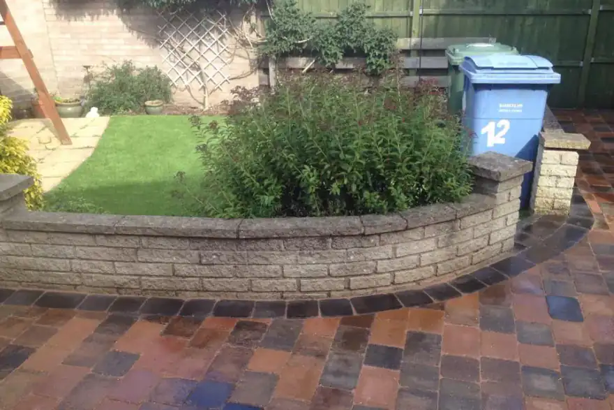 Artificial grass installation by Mansfield Ground Control