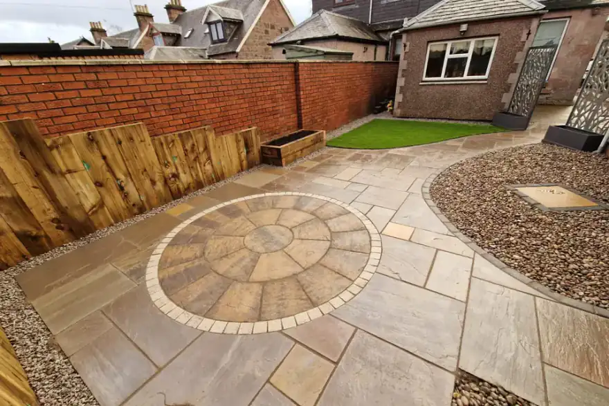 Artificial grass installation by Maybury Landscaping