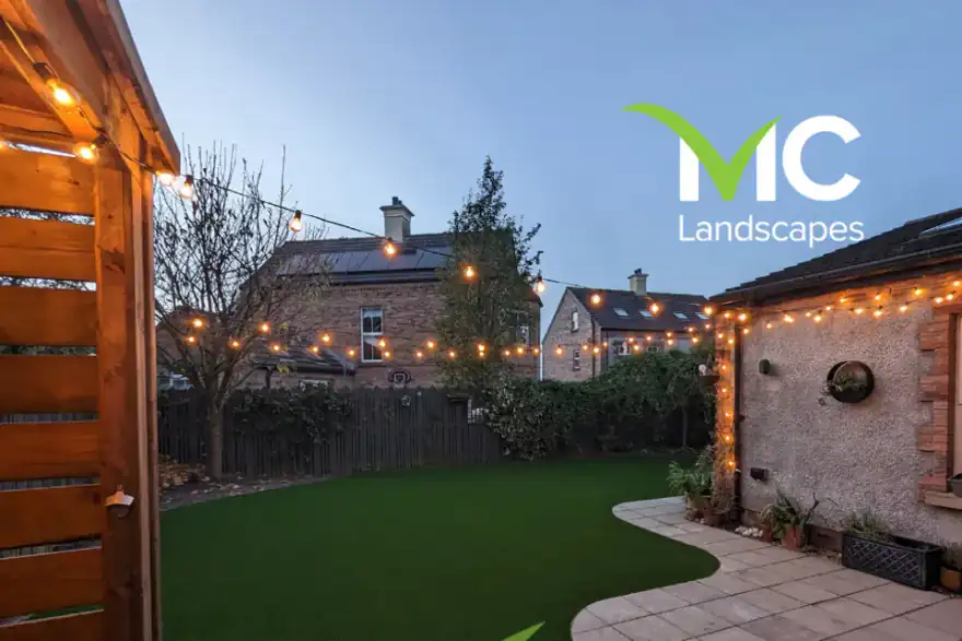 Artificial grass installation by MC Landscapes