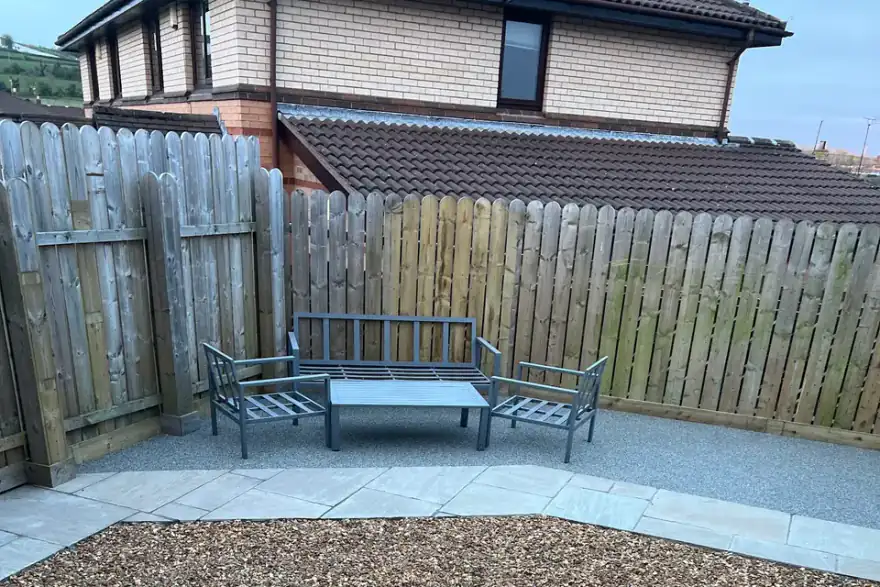 Artificial grass installation by McAllister Landscaping
