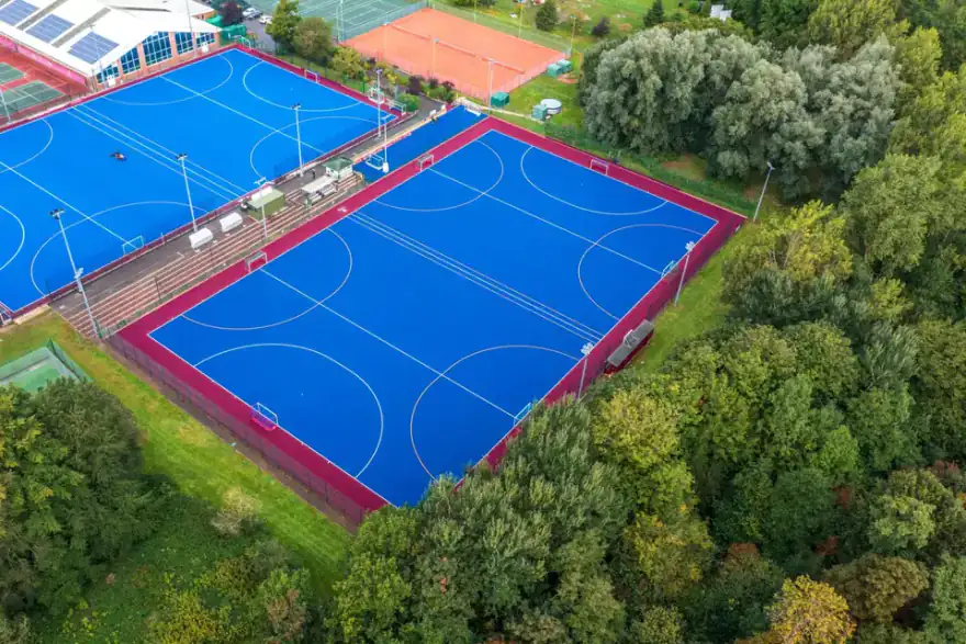 Artificial grass installation by McArdle Sport Tec