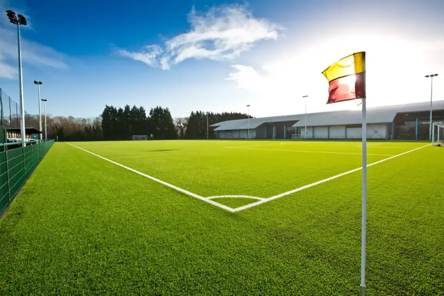 Artificial grass installation by McArdle Sport Tec