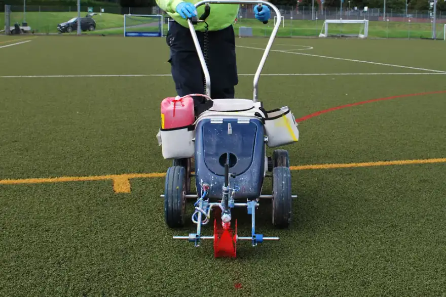 Artificial grass installation by McNab Sport