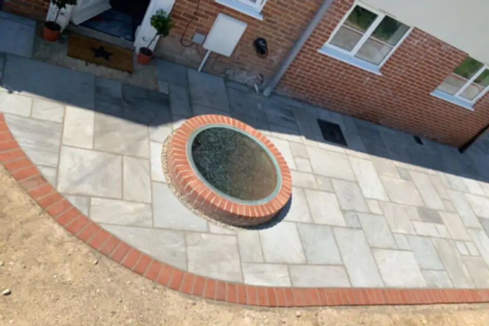 Artificial grass installation by MH Landscaping & Design