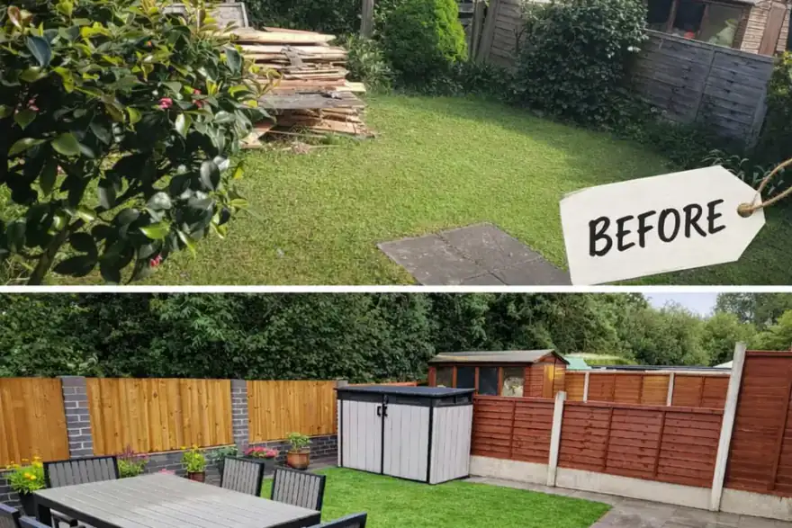 Artificial grass installation by Midlands Garden & Landscaping