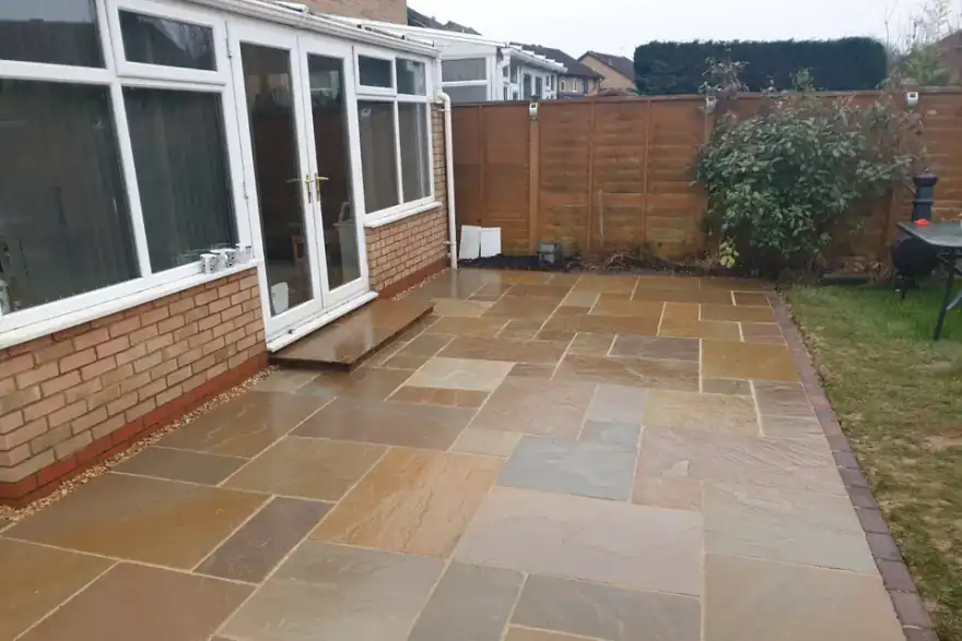 Artificial grass installation by mmlandscape