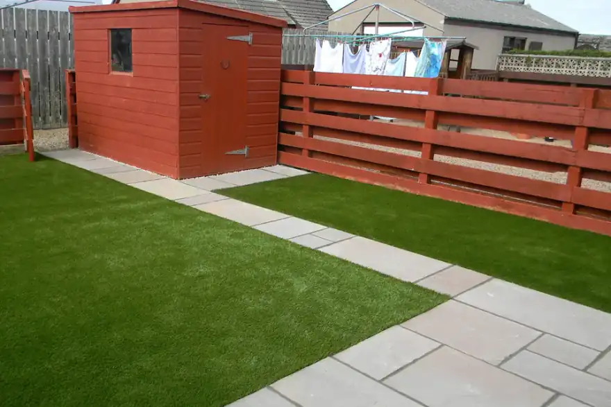 Artificial grass installation by Moray Artificial Grass