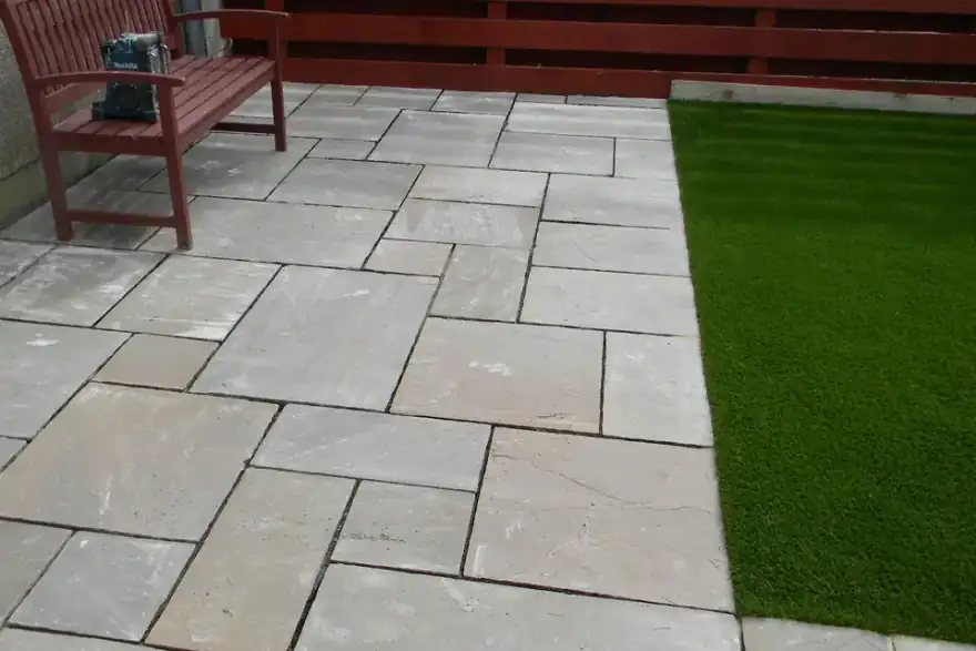 Artificial grass installation by Moray Artificial Grass