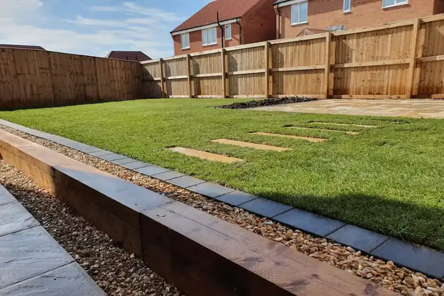 Artificial grass installation by More Than Fencing - Castleford