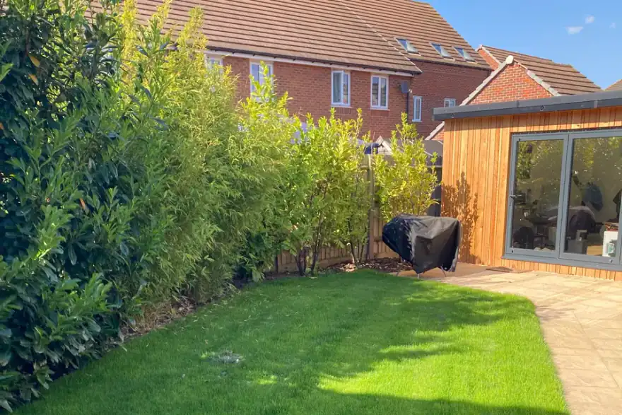 Artificial grass installation by Muddy Spades