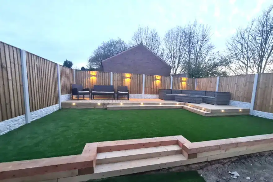 Artificial grass installation by My Grass