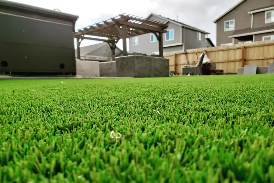 Artificial grass installation by My Grass