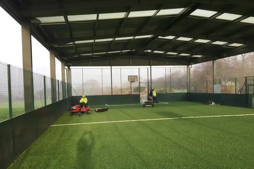 Artificial grass installation by My Pad Artificial Grass