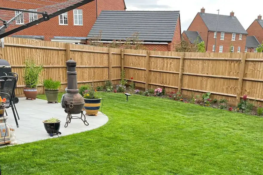 Artificial grass installation by NCRoberts Landscapes