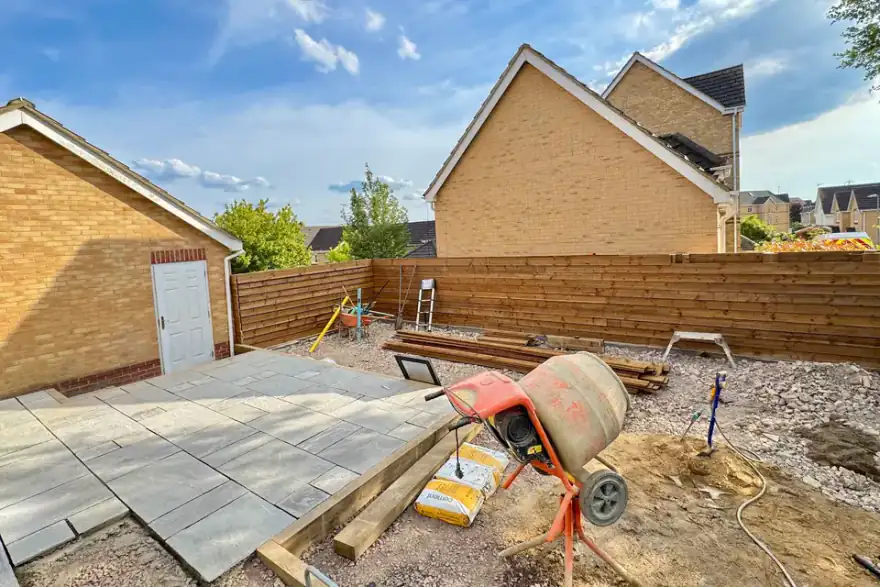 Artificial grass installation by NCRoberts Landscapes