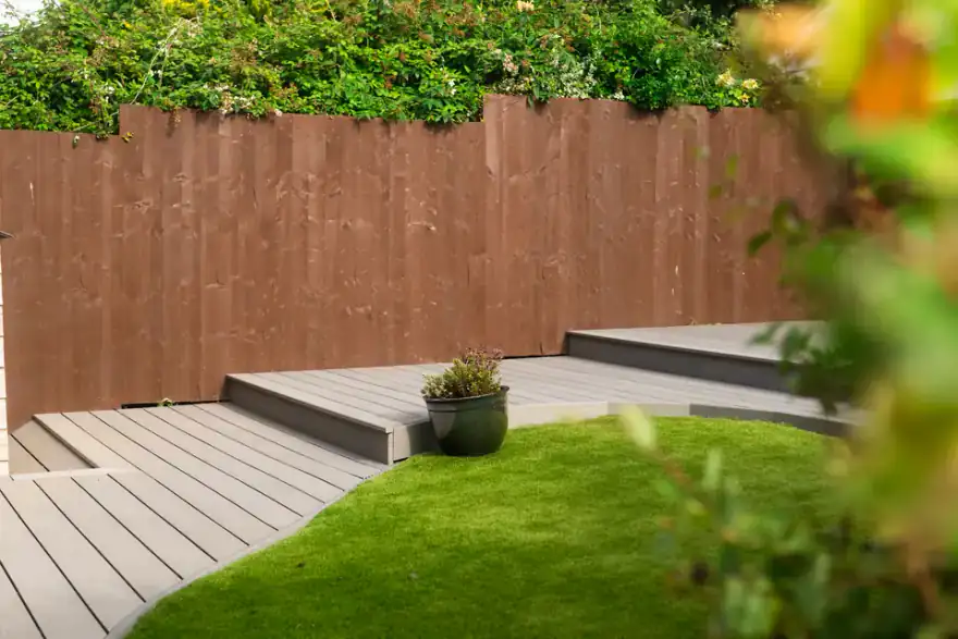 Artificial grass installation by NE Landscapes