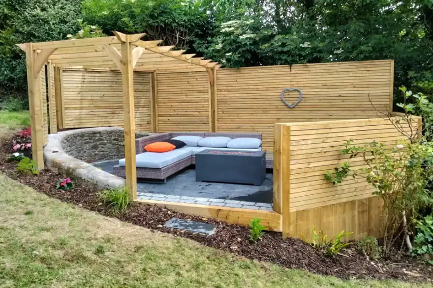 Artificial grass installation by NE Landscapes