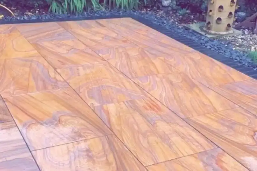 Patio in garden