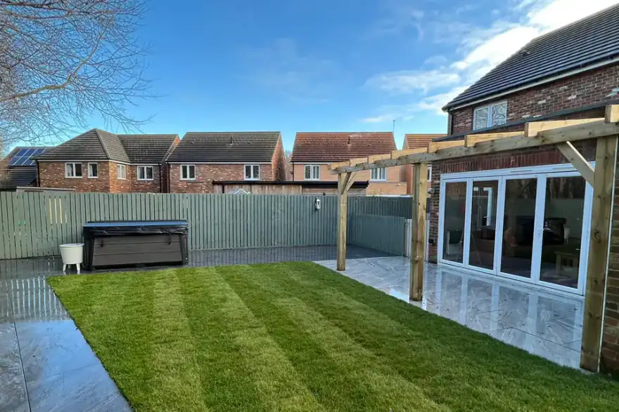 Artificial grass installation by NELGS : North East Landscape Gardening Services