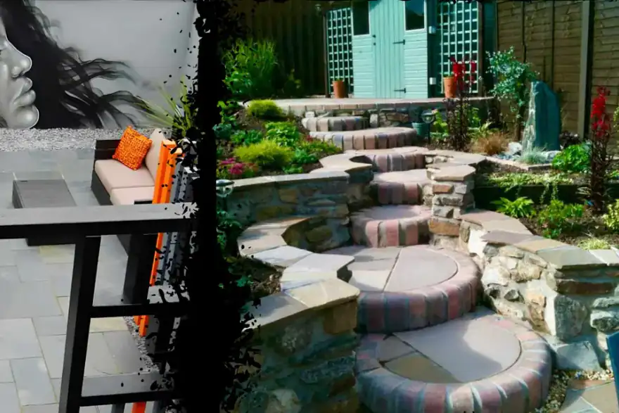 Artificial grass installation by New Leaf Landscape